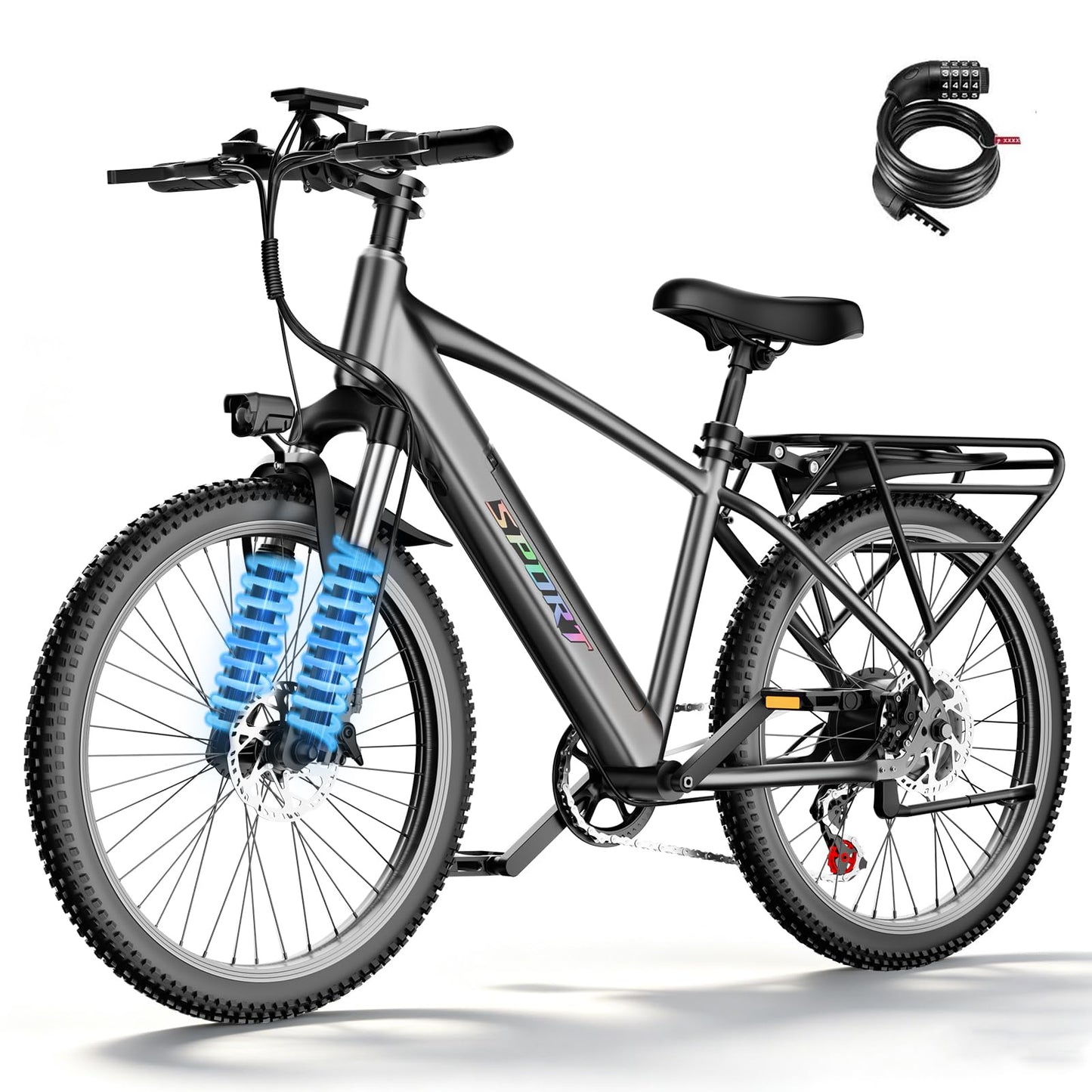 1500W Peak Step-Thru Electric Cruiser Bike