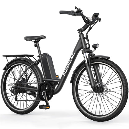 1000W Peak Electric Cruiser Bike with 48V Battery