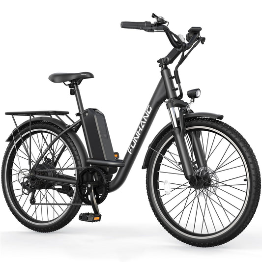 1000W Peak Electric Cruiser Bike with 48V Battery