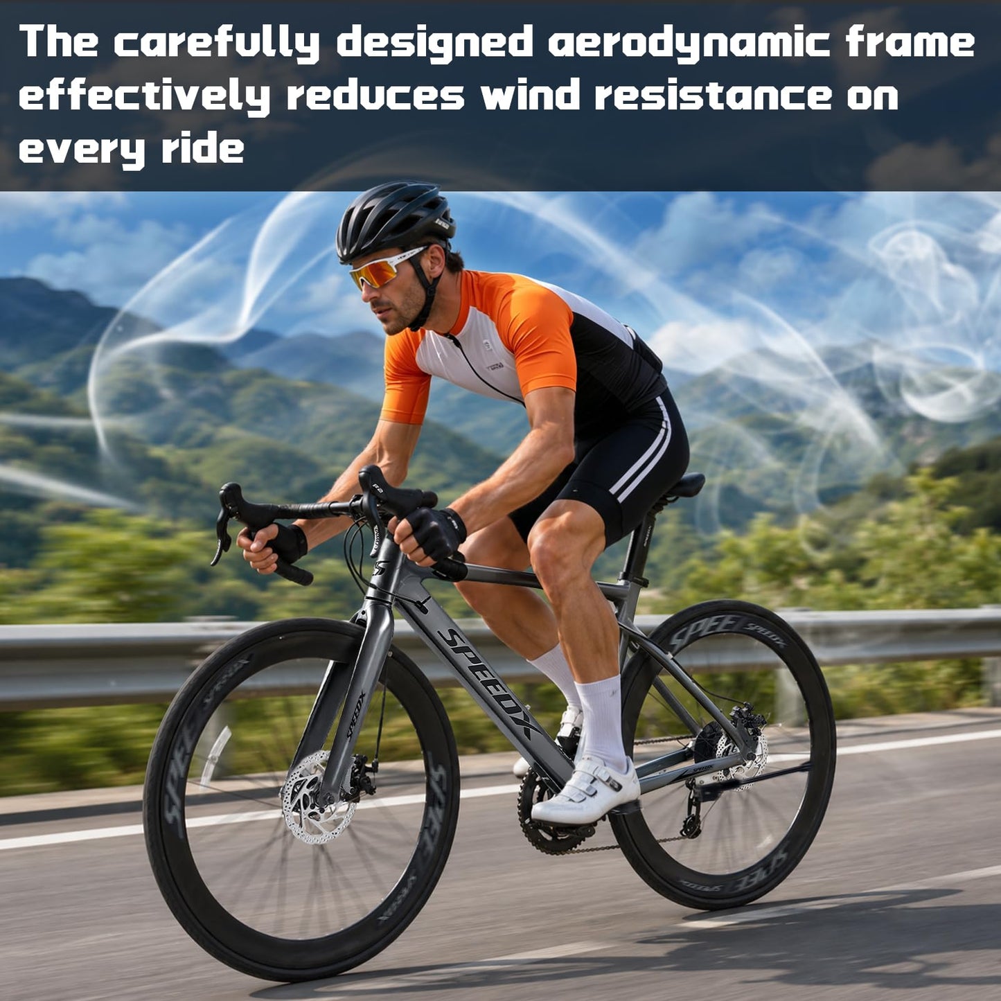 700C Aluminum Frame Road Bike 14-Speed