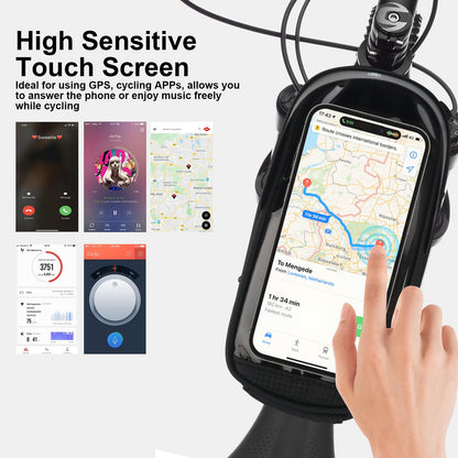 Waterproof Bike Phone Handlebar Bag Mount