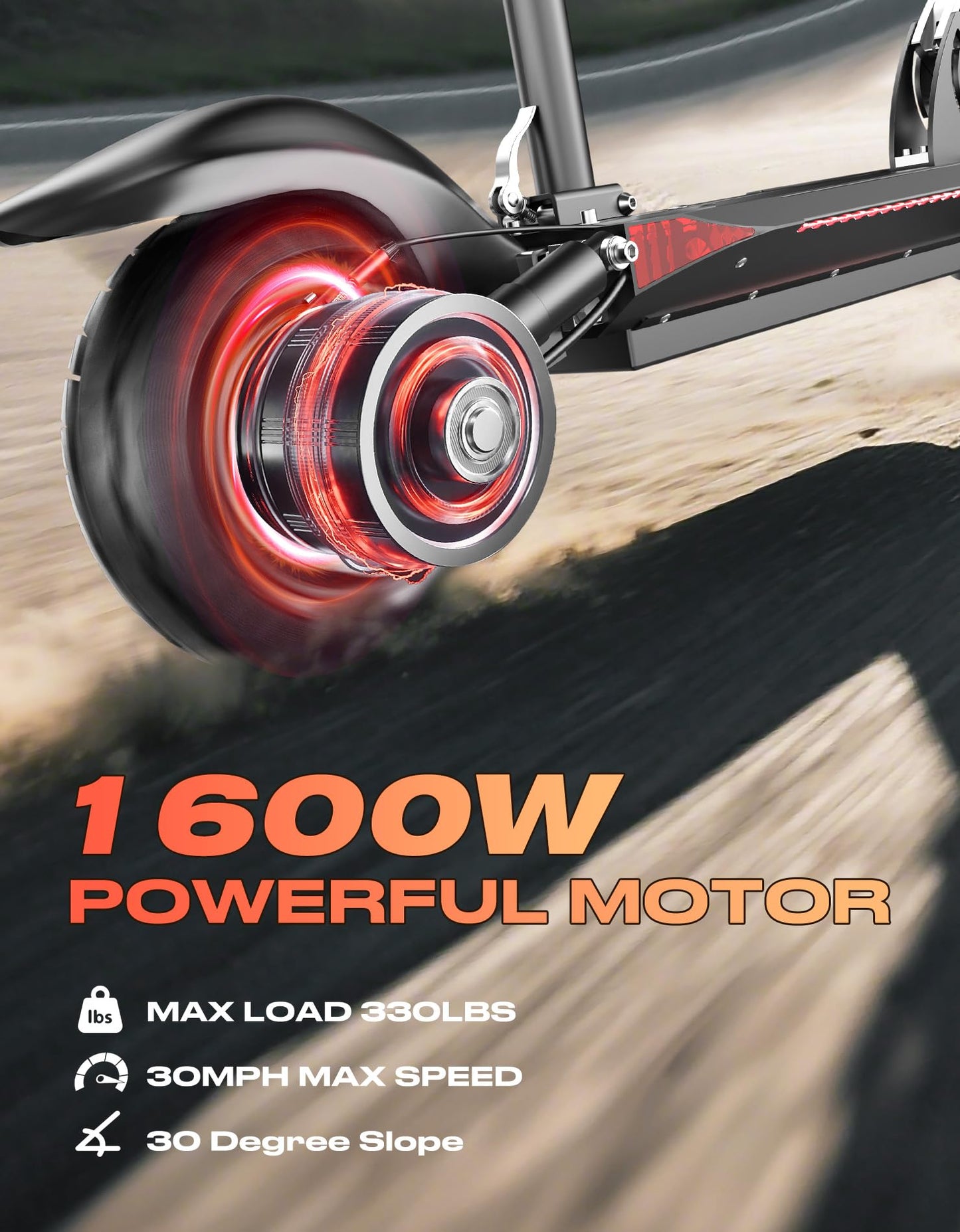 1600W Heavy Duty Electric Scooter with Seat