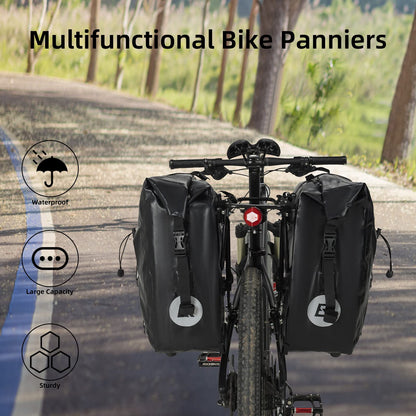 Waterproof Bike Pannier Bag 30L Capacity