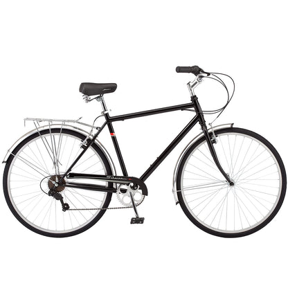 700C 7-Speed Hybrid Bike with Cargo Rack