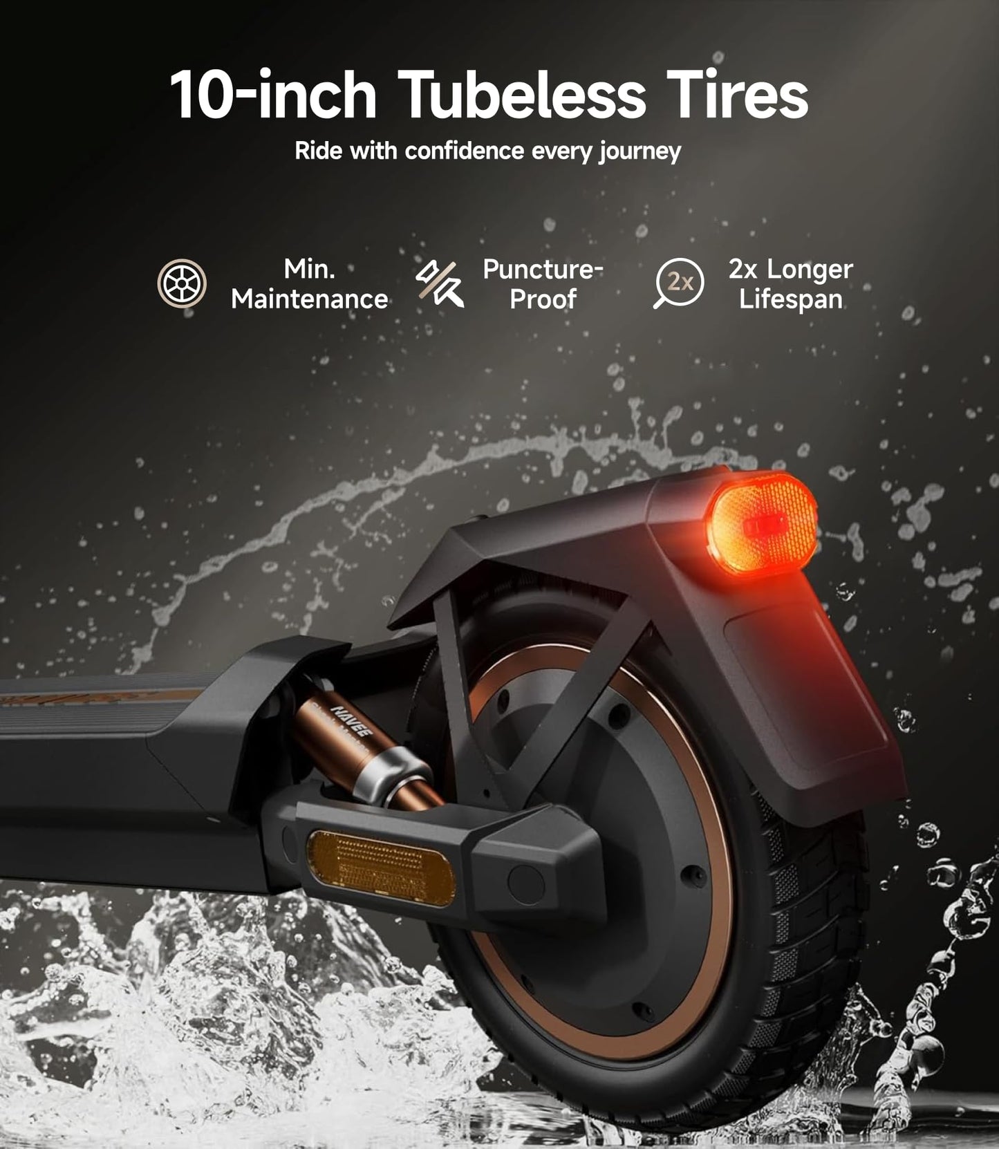 1000W All Terrain Electric Scooter with Suspension