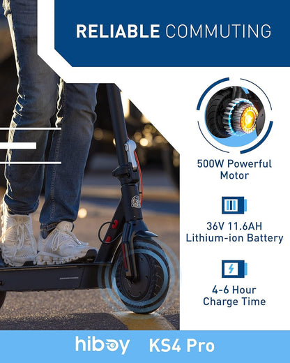 500W Electric Scooter for Adults with 25 Mile Range