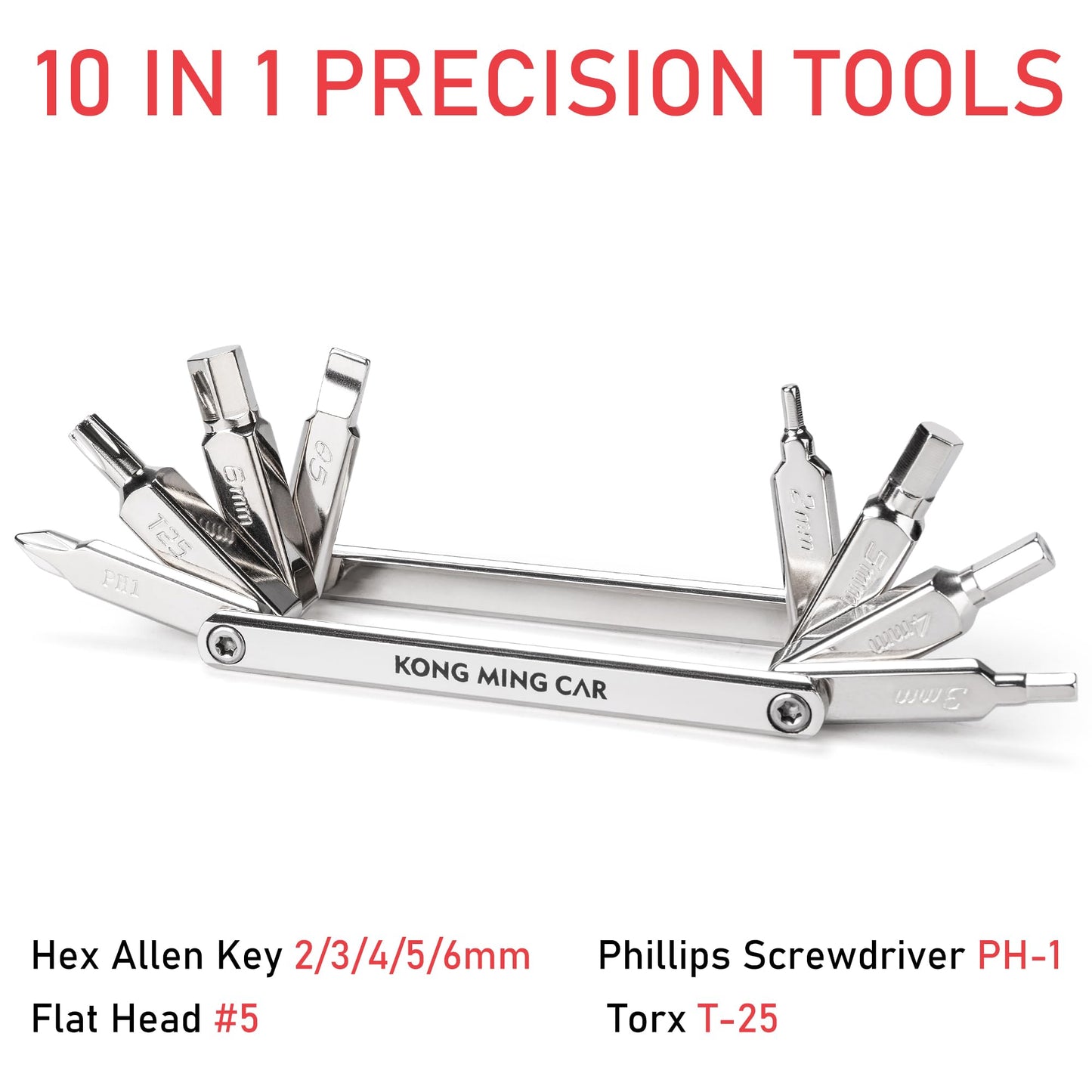8-in-1 Bike Repair Kit with CO2 Inflator
