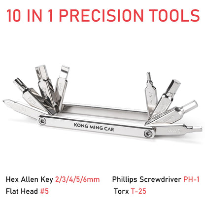8-in-1 Bike Repair Kit with CO2 Inflator