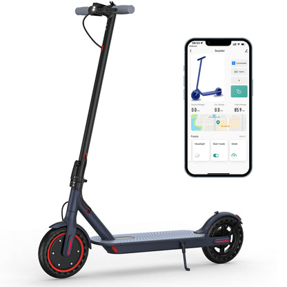 Folding Electric Scooter with Dual Suspension