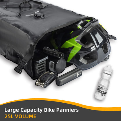 Waterproof Bike Pannier Bag 30L Capacity