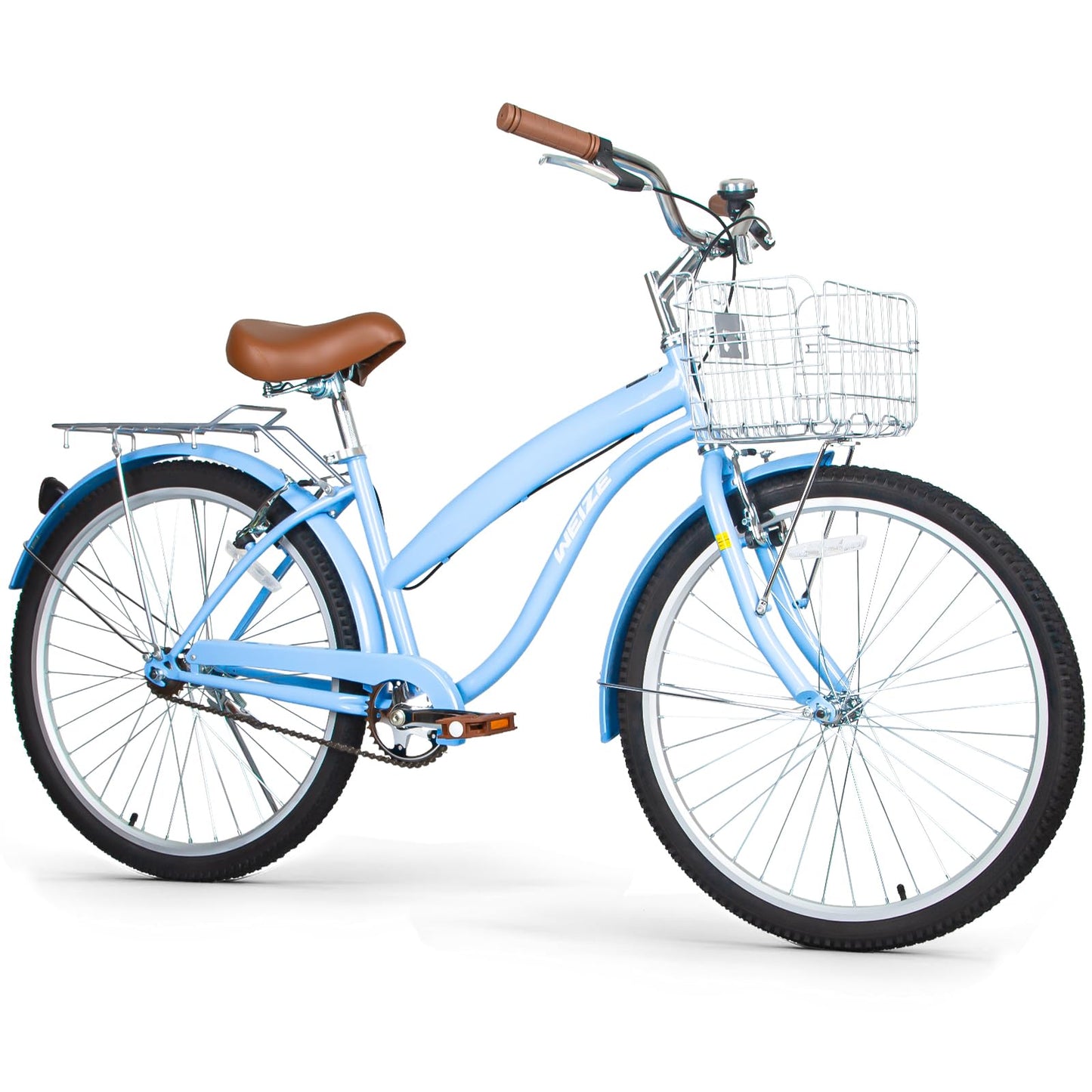 26 Inch Beach Cruiser Bike with Rear Rack