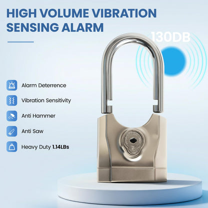 130dB Alarm Bike Chain Lock Anti Theft