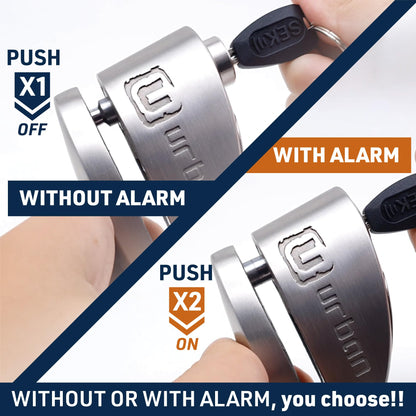 120dB Alarm Motorcycle Disc Lock Anti Theft