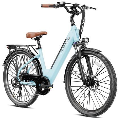 1200W Peak Electric Commuter Bike 26 Inch