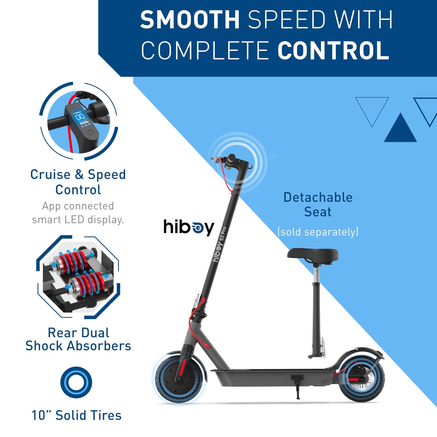 500W Electric Scooter with 10 Inch Tires
