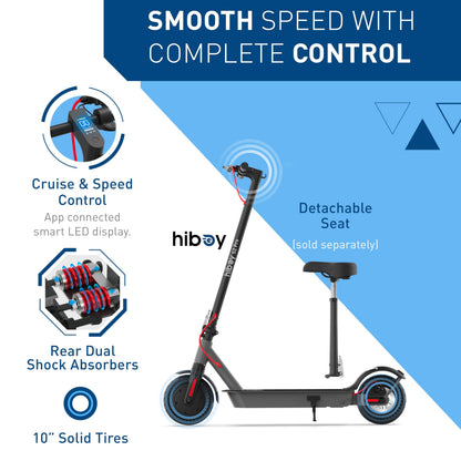 500W Electric Scooter with 10 Inch Tires