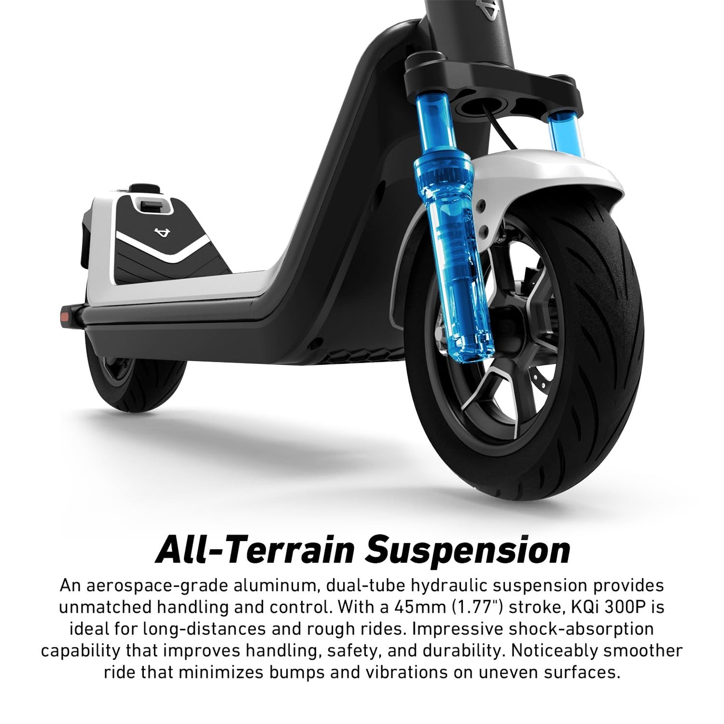 Electric Scooter with Suspension for Adults