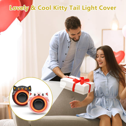 Rechargeable Bike Tail Light with Alarm Remote