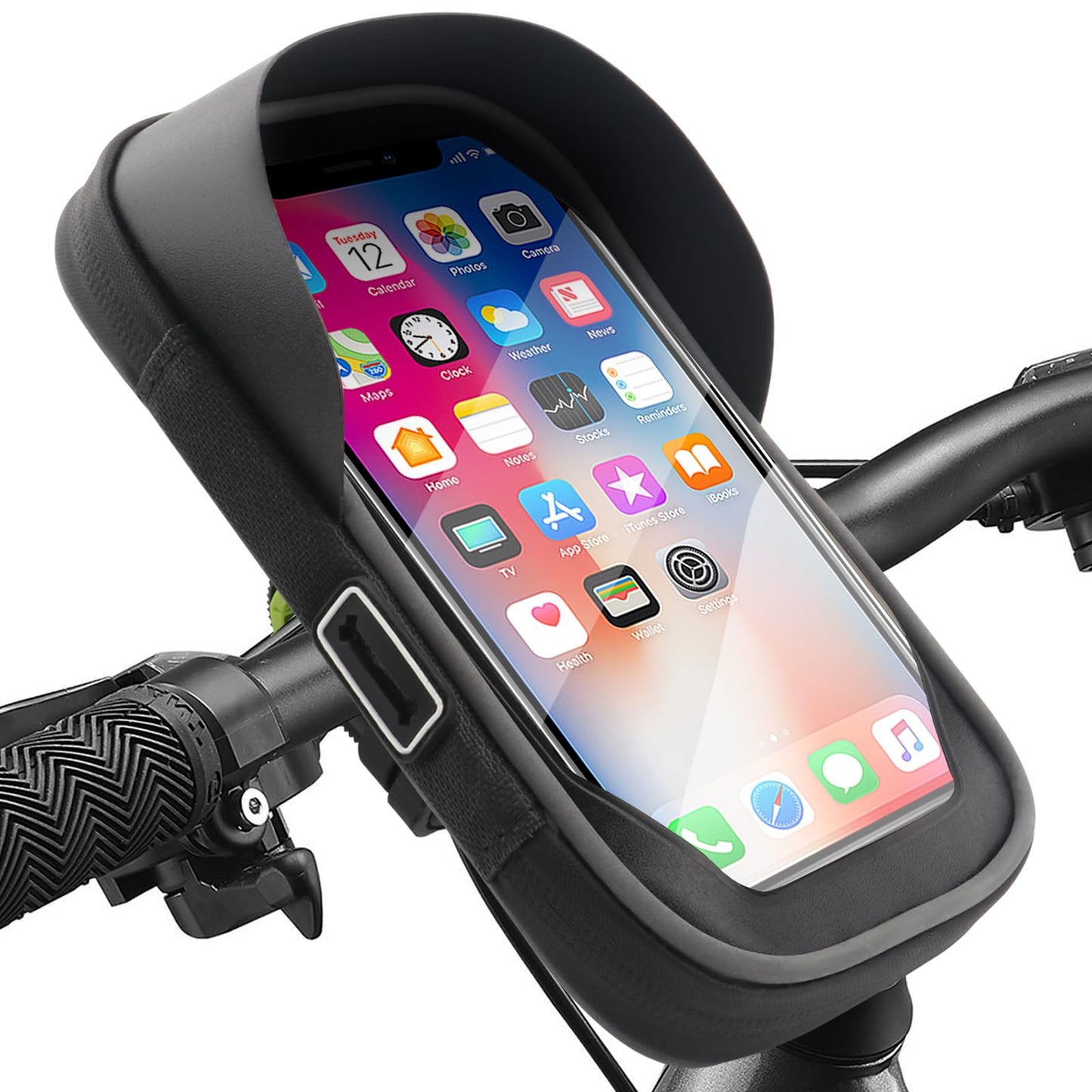 Waterproof Bike Phone Handlebar Bag Mount