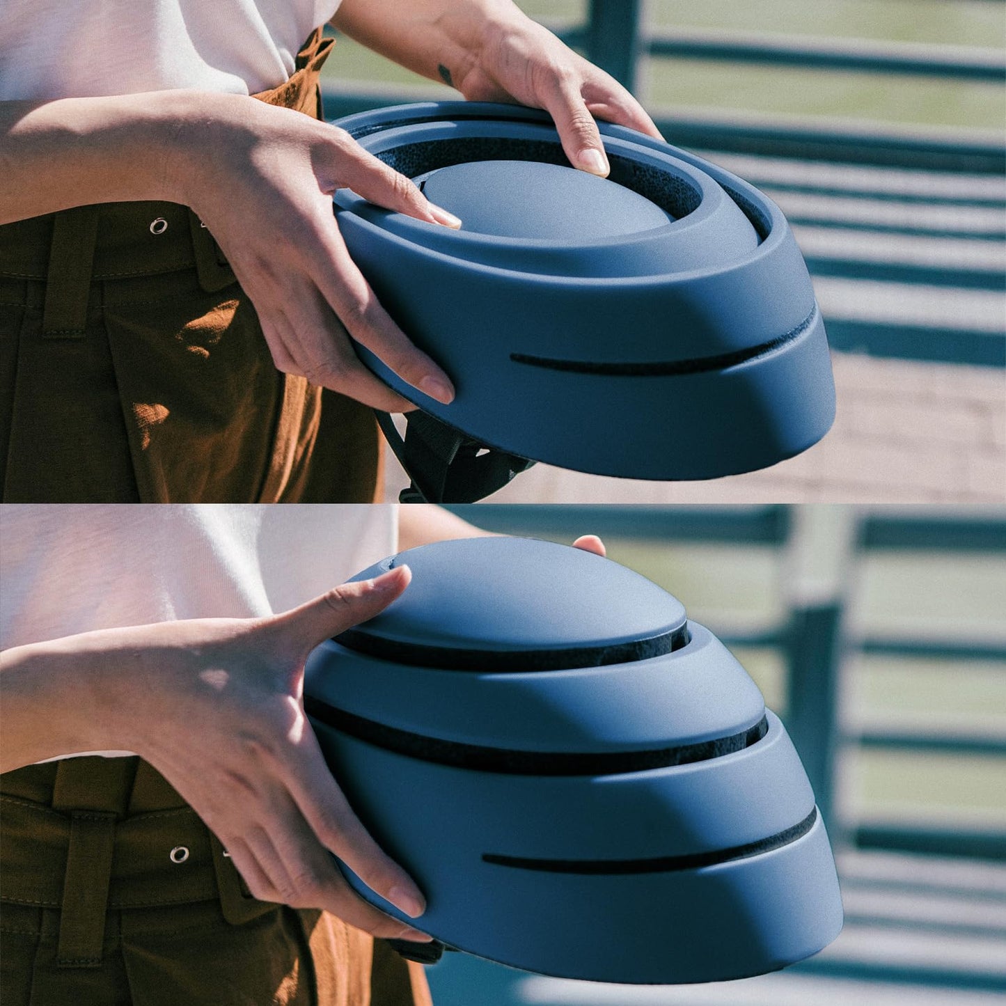 Foldable Adult Bike Helmet for Cycling