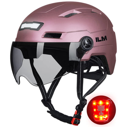 Adult Bike Helmet with Rechargeable LED Lights