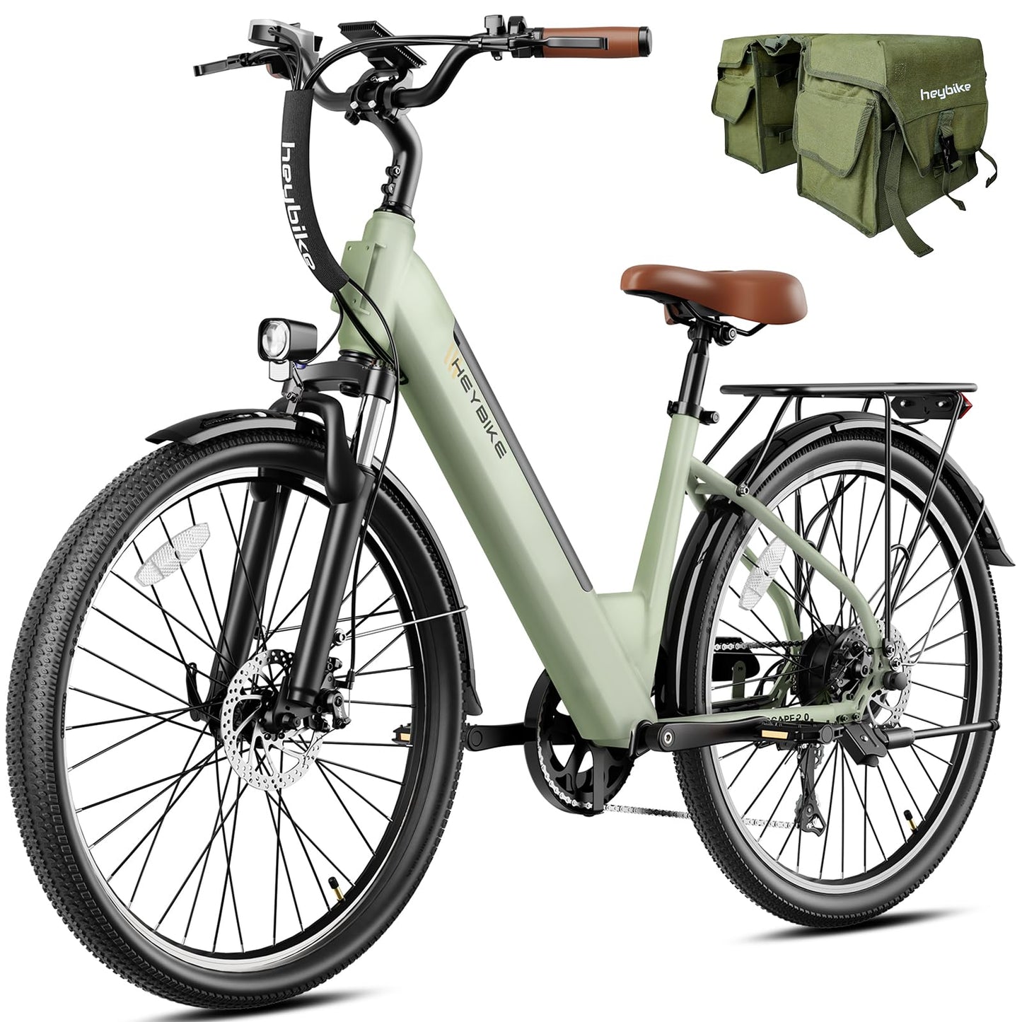 1200W Peak Electric Commuter Bike 26 Inch