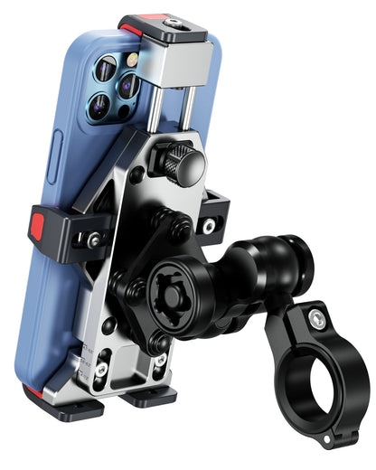 Anti-Theft Motorcycle Phone Mount with Vibration Dampener