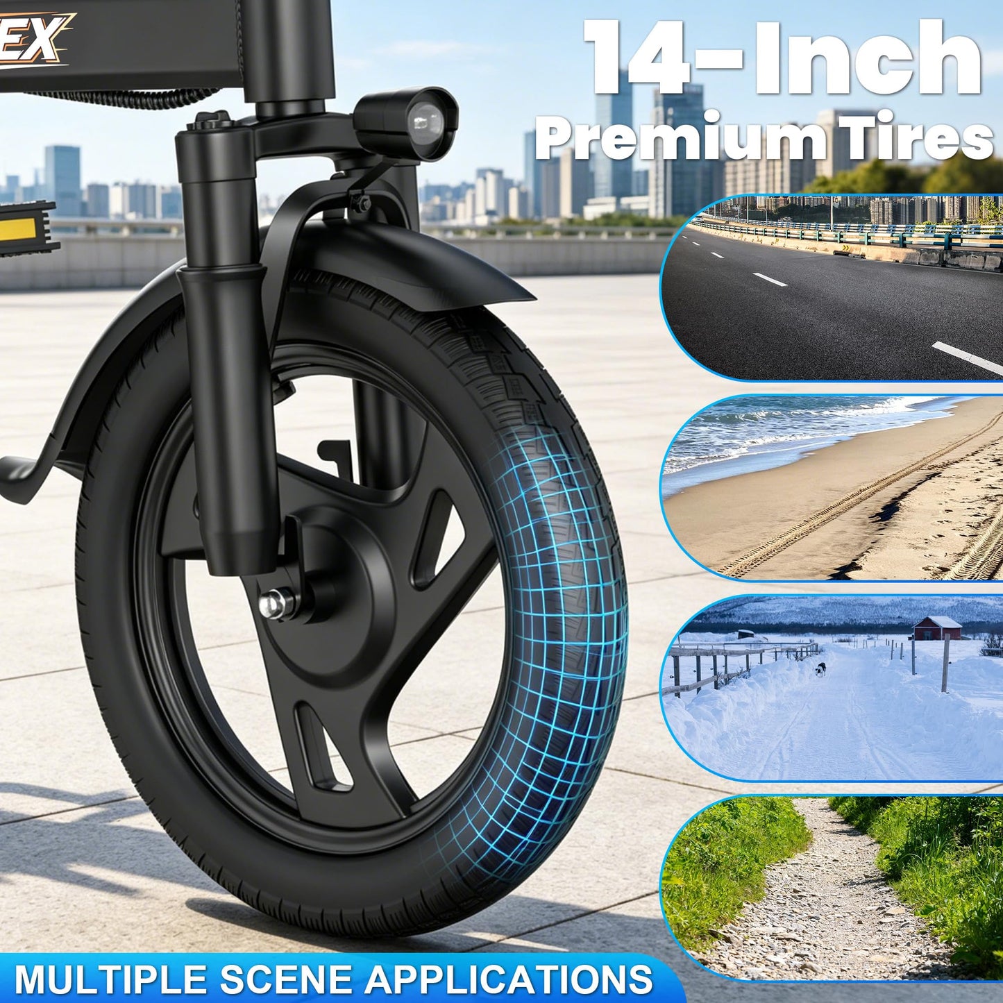48V Electric Bike for Adults 500W-1500W