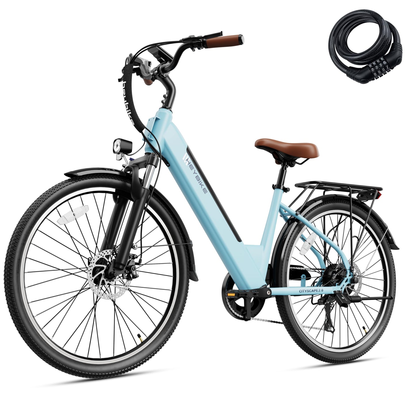 1200W Peak Electric Commuter Bike 26 Inch