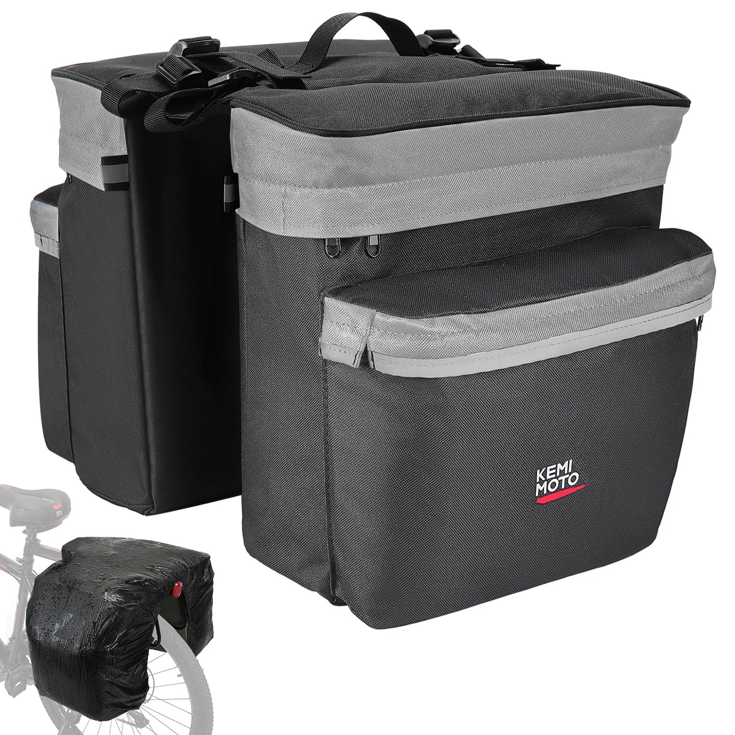 Water Resistant Bike Trunk Pannier Bag