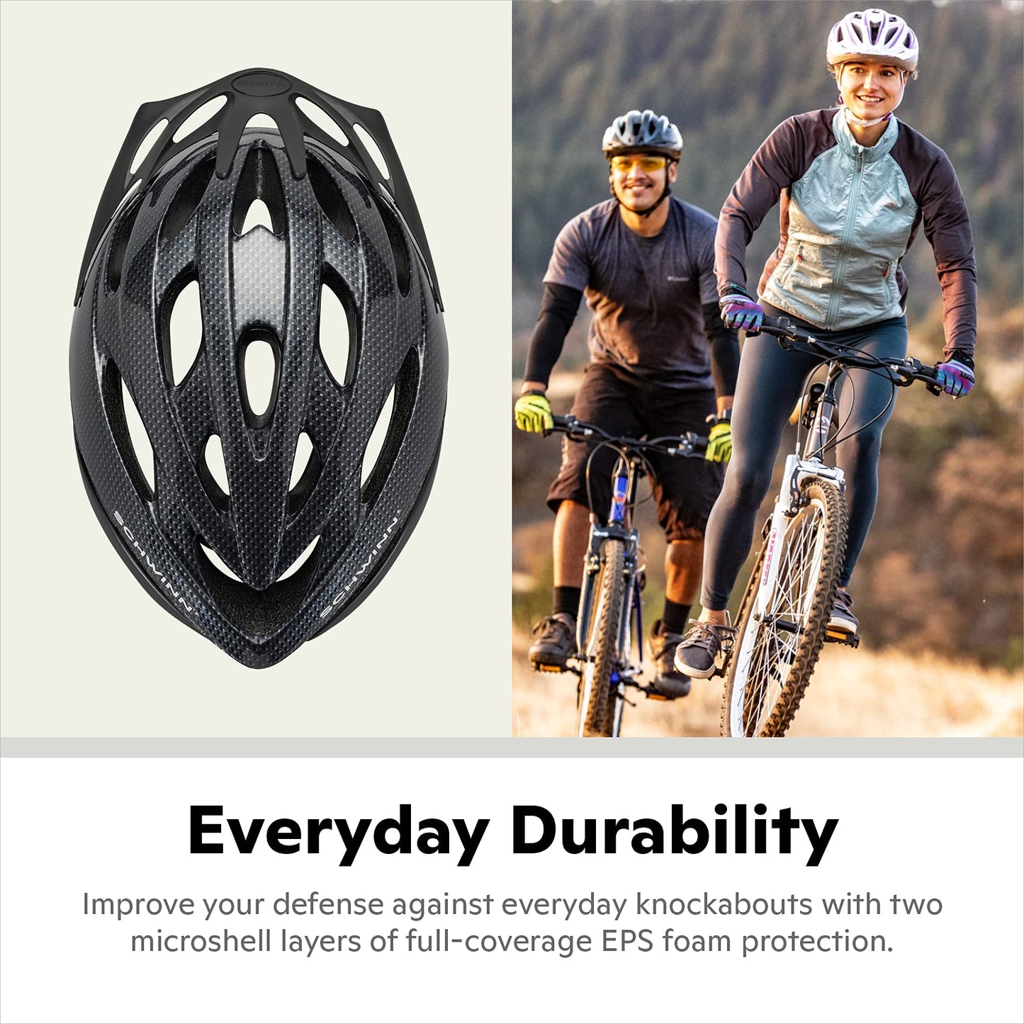 Adjustable Adult Bike Helmet with Visor