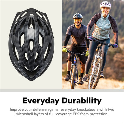Adjustable Adult Bike Helmet with Visor
