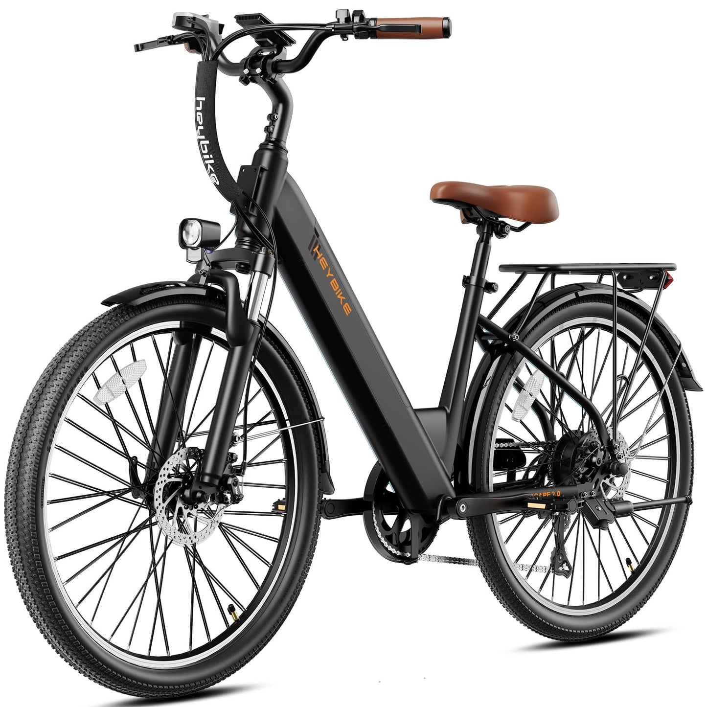 1200W Peak Electric Commuter Bike 26 Inch