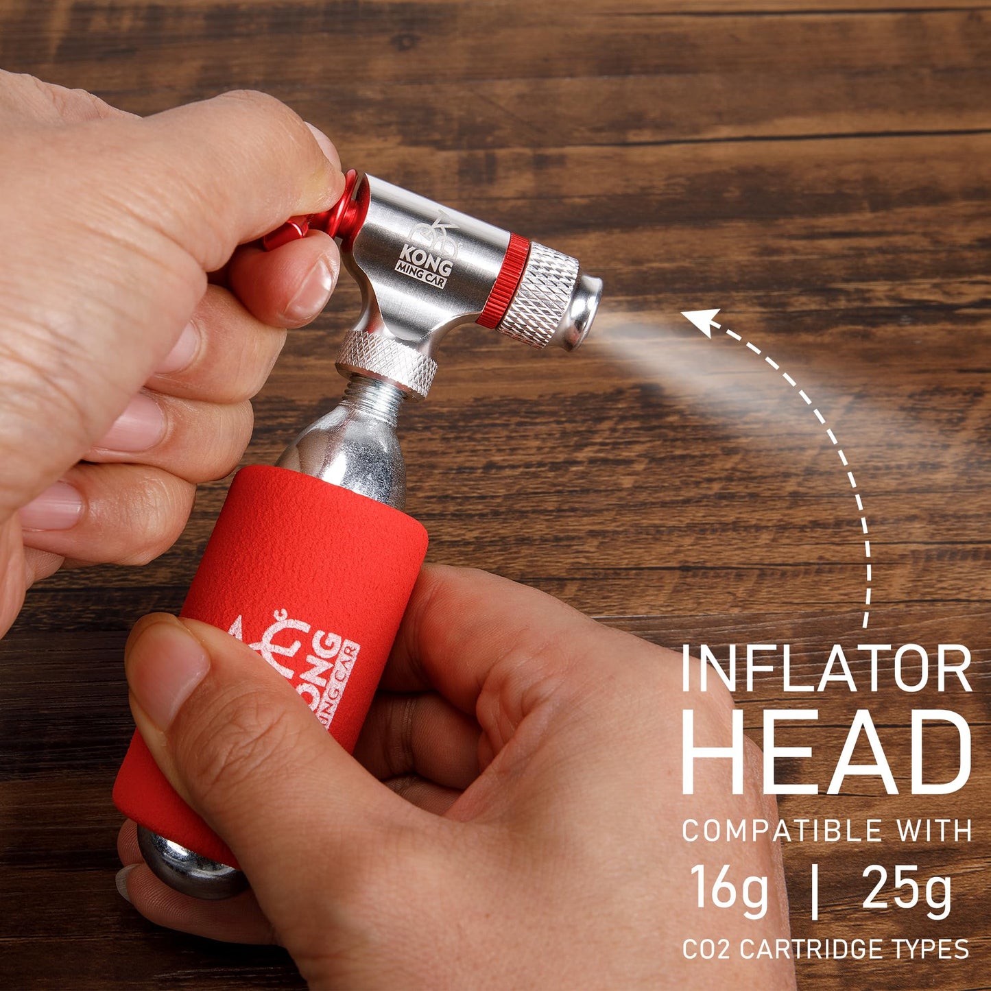 8-in-1 Bike Repair Kit with CO2 Inflator