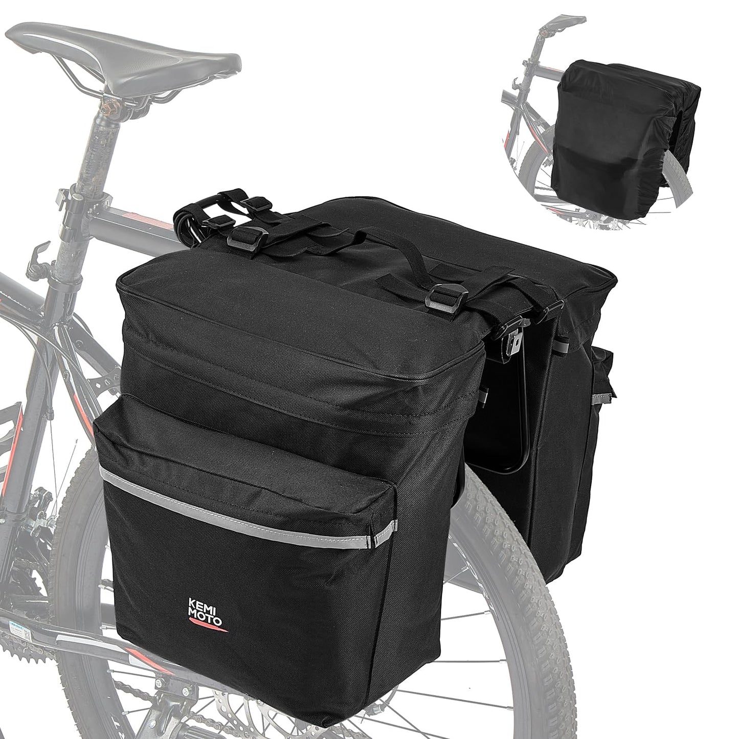 Water Resistant Bike Trunk Pannier Bag