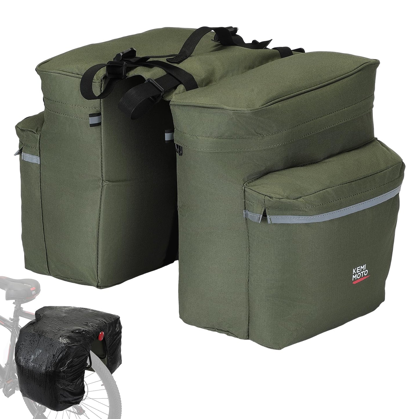 Water Resistant Bike Trunk Pannier Bag