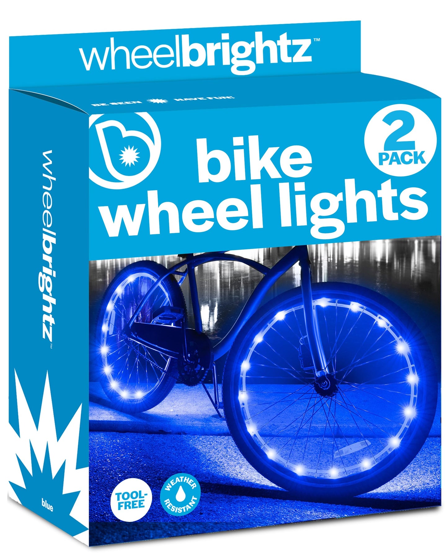 LED Bike Wheel Lights with Weatherproof Design