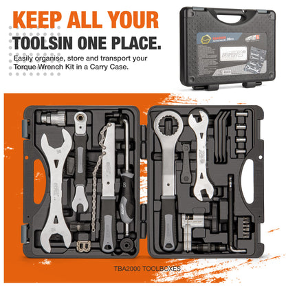 Bike Repair Tool Set with Portable Carry Case