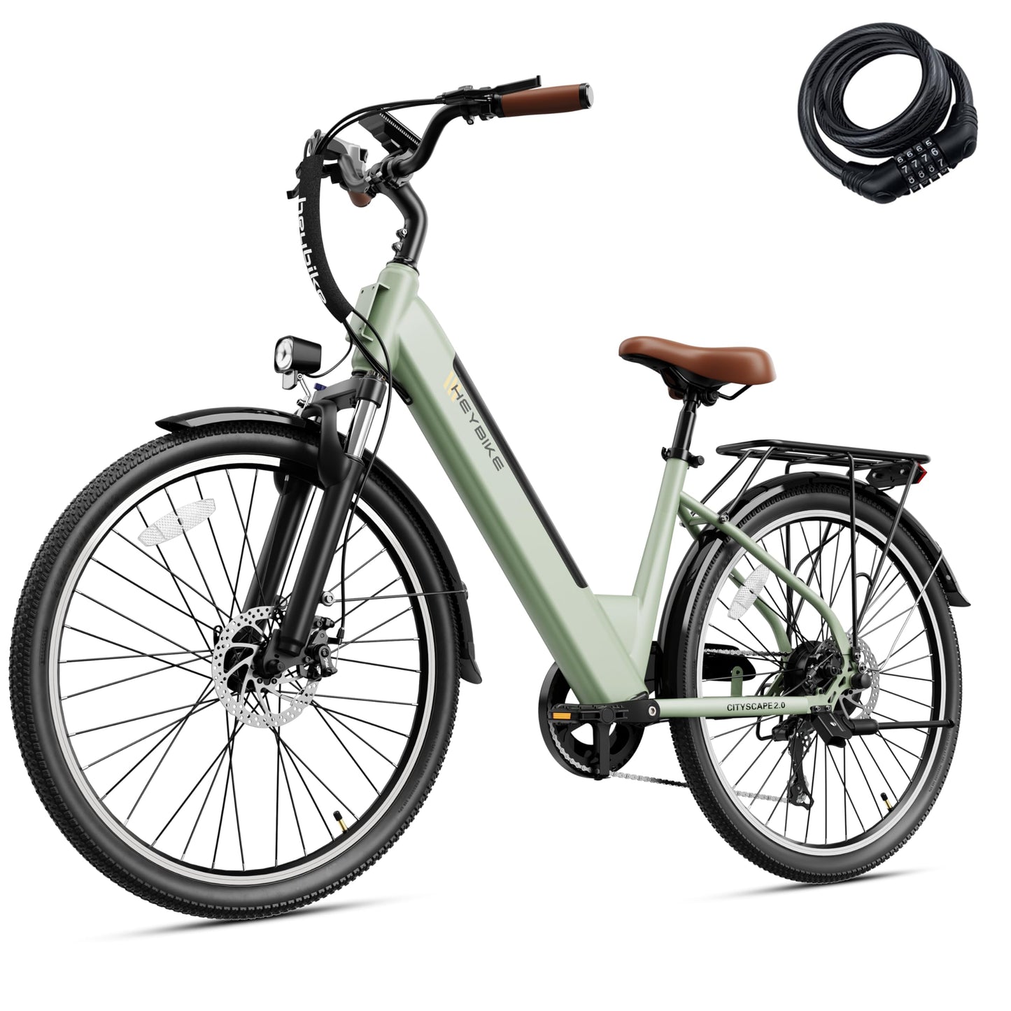 1200W Peak Electric Commuter Bike 26 Inch