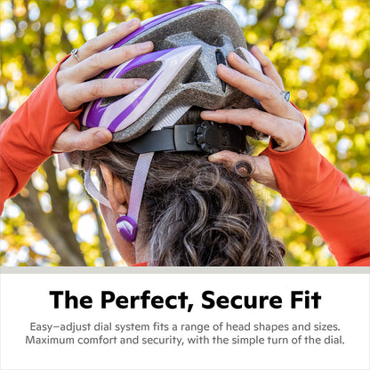 Adjustable Adult Bike Helmet with Visor