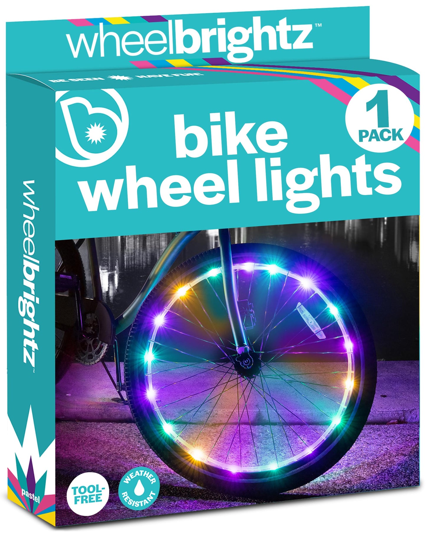 LED Bike Wheel Lights with Weatherproof Design