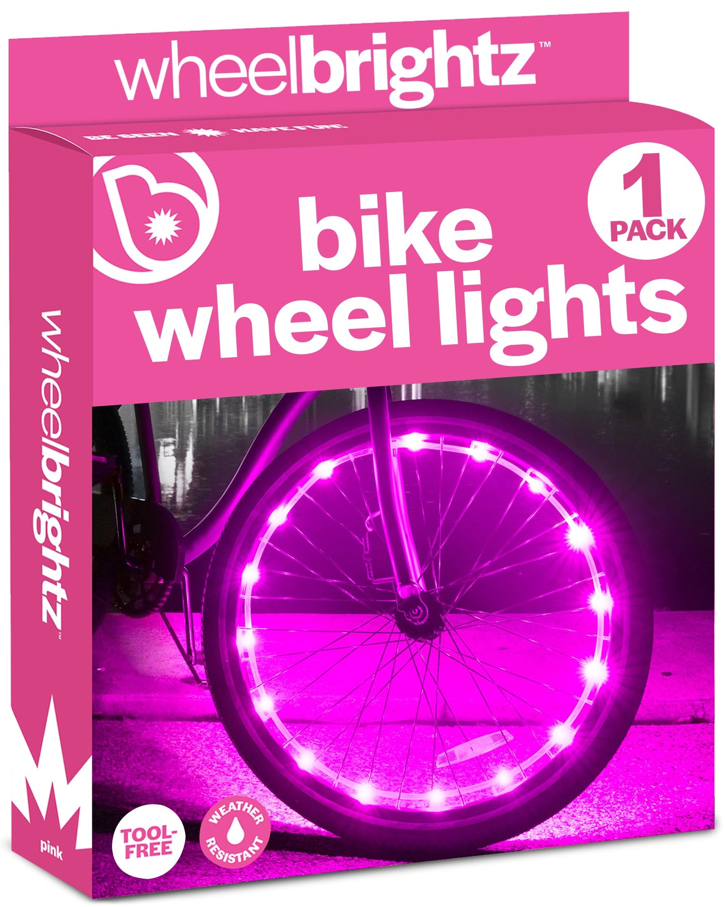LED Bike Wheel Lights with Weatherproof Design