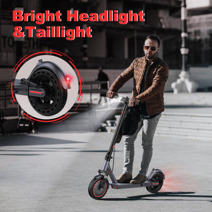 Folding Electric Scooter with Dual Suspension