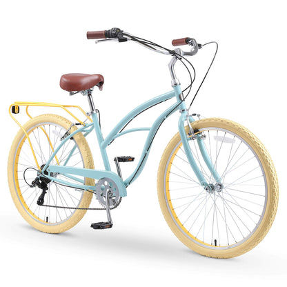 Women's Beach Cruiser Bike Around The Block