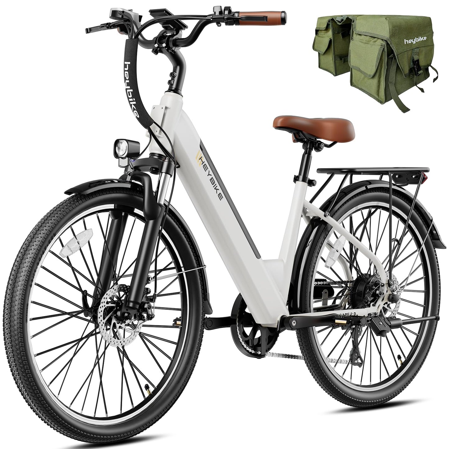 1200W Peak Electric Commuter Bike 26 Inch