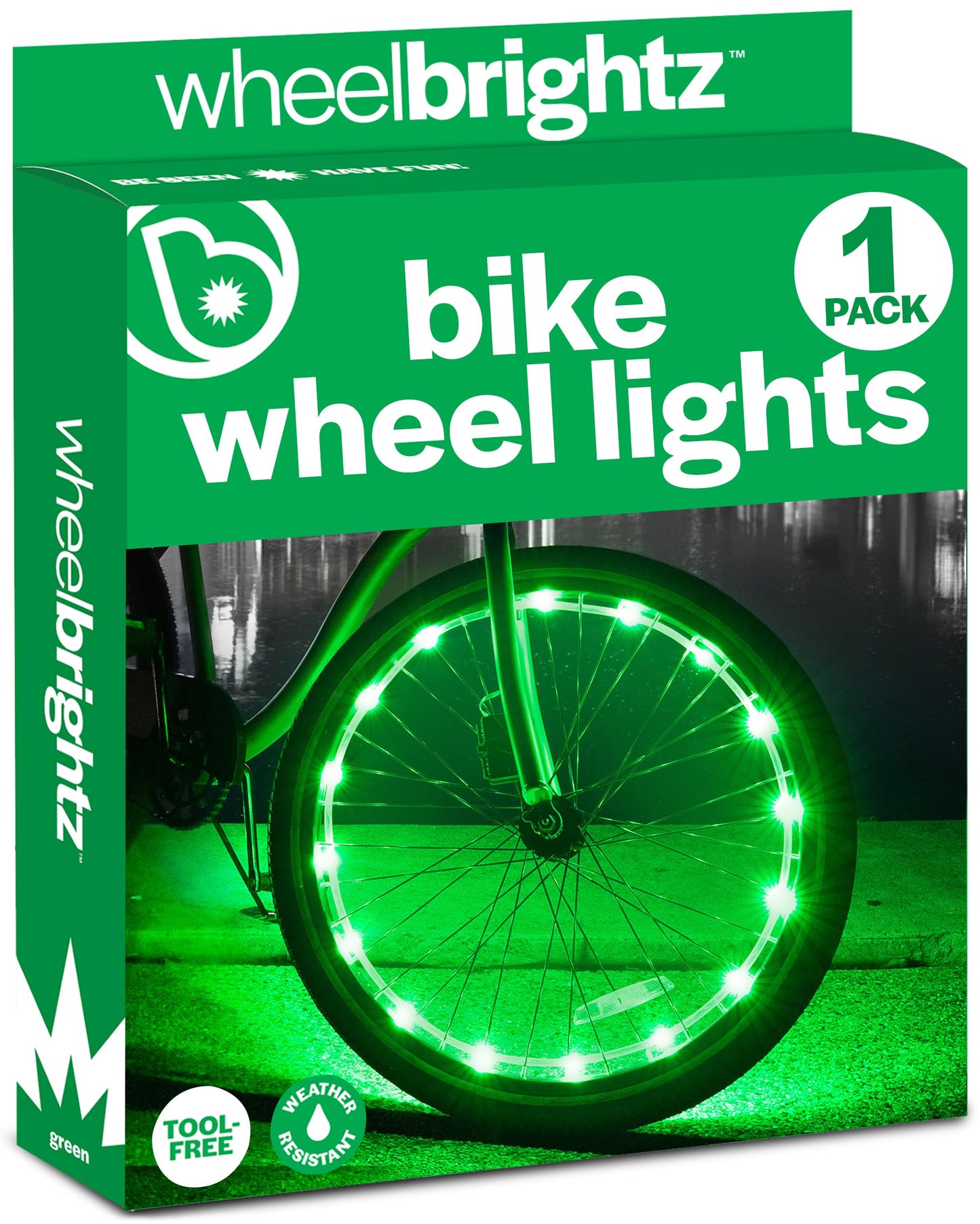 LED Bike Wheel Lights with Weatherproof Design