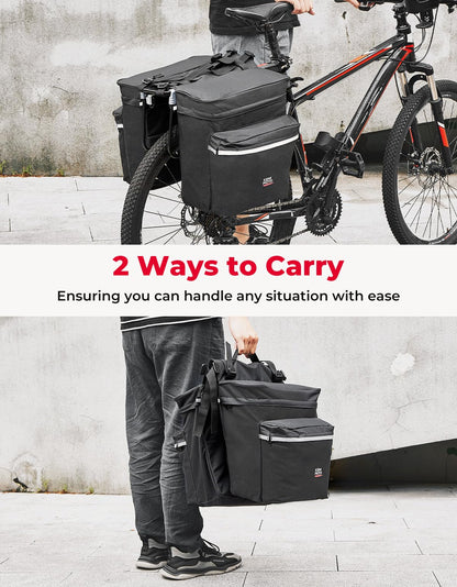 Water Resistant Bike Trunk Pannier Bag