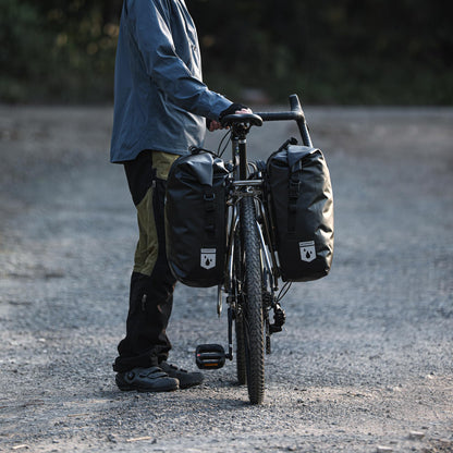 Waterproof Bike Pannier Bag with Rack Mount