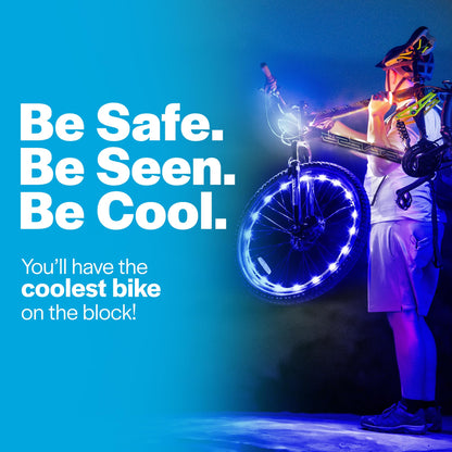 LED Bike Wheel Lights with Weatherproof Design