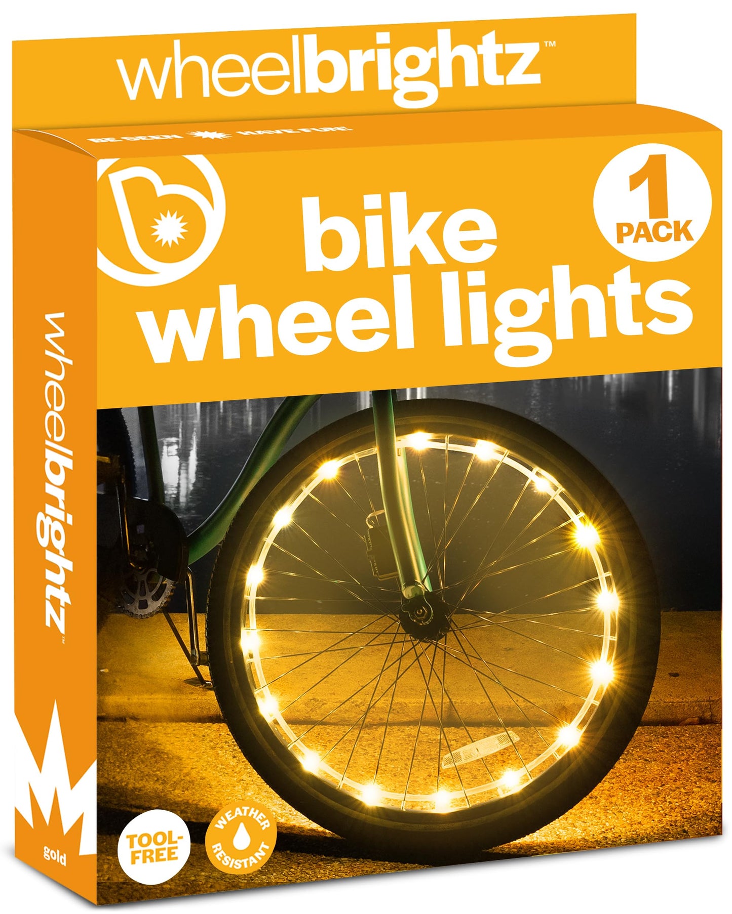 LED Bike Wheel Lights with Weatherproof Design